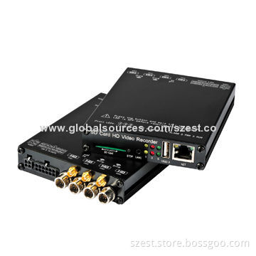 4CH 3G Wi-Fi G-Sensor, GPS, HD 1,080P Mobile DVR